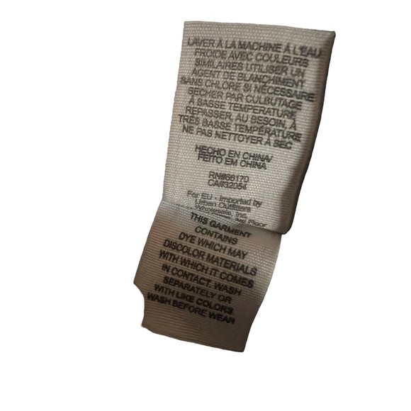 Free People Dotted Ikat Chevron Black Jeans Size 26 - Picture 9 of 9